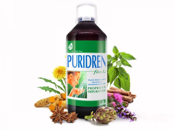 Natur Tanya® Puridren® koncentrátum – Sav-bázis egyensúly és méregtelenítés, 12 gyógynövény és klorofill erejével. 500ml