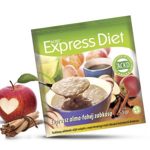 Natur Tanya® Expressz Diéta - Piros alma - Keleti fahéj zabkása. Zsírégető Antikatabolikus ketogén étel.