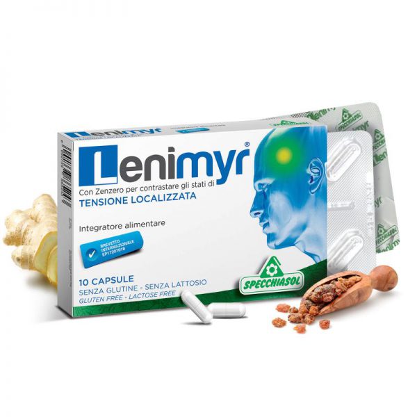 Specchiasol® Lenimyr – mirhagyanta, gyömbérgyökér és vízmentes koffein kapszula