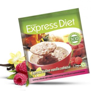 Natur Tanya® Expressz Diéta - Friss málna - Illatos vanília zabkása. Zsírégető Antikatabolikus ketogén étel.