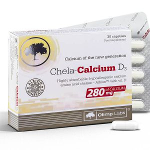 Olimp Labs® Chela Calcium+D3® - Világszabadalommal védett kelátkötésű, sejtszinten szívódó szerves kalcium.