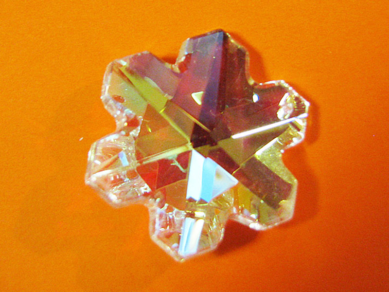 Feng Shui Swarovsky szivárványkristály hópihe