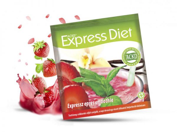 Natur Tanya® Expressz Diéta - Epres smoothie élményekkel meghintve. Zsírégető Antikatabolikus ketogén étel.
