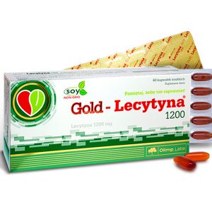 Olimp Labs® Gold Lecytyna® 1200 - folyékony szója-lecitin kapszula. Hogy el ne felejtsük! GMO-mentes.