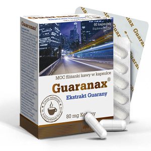 Olimp Labs® Guaranax™ Guarana kapszula - késleltetett feszívódású növényi koffein forrás. Standardizált guaranin tartalom!