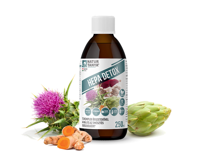 Natur Tanya® Hepa Detox vegán természetes májméregtelenítő