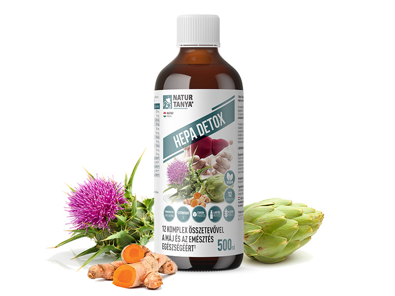 Natur Tanya® Hepa Detox vegán természetes májméregtelenítő