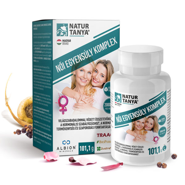 Natur Tanya® Női egyensúly komplex - világszabadalommal védett összetevők a hormonális szabályozáshoz és termékenységhez